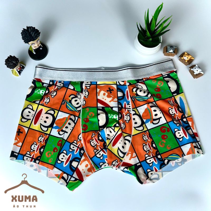 [ Ảnh tự chụp ] Quần sip quần lót nam hoạt hình thun lạnh siêu nhẹ co giãn 4 chiều khử mùi hiệu quả không xù không nhăn