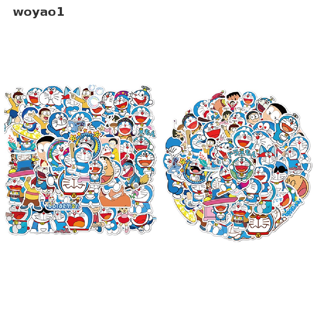 Set 50 miếng dán hình Doraemon trang trí đa năng