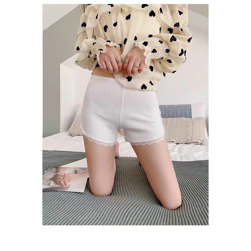 Quần Mặc Váy ✨ FREESHIP ✨Quần Lót Tăm Viền Ren Co Giãn 4 chiều Q203 | BigBuy360 - bigbuy360.vn