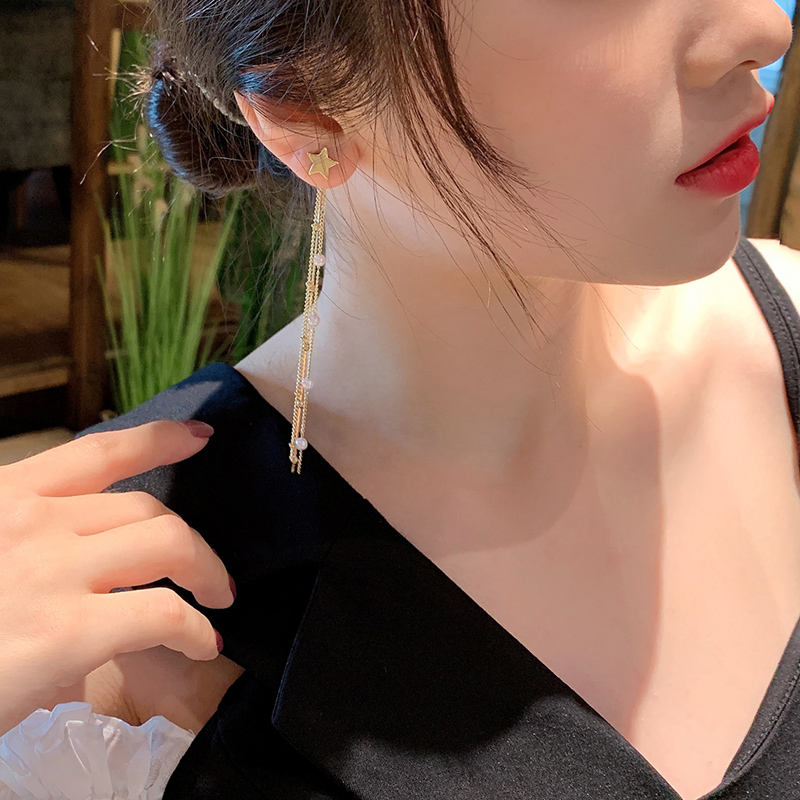 Longpearltasselrings