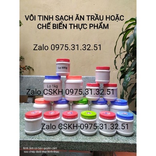 Vôi ăn trầu và chế biến thực phẩm công nghiệp