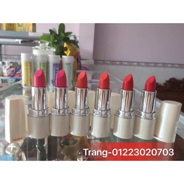 Set Son Mistine 12h long last lipstick – Thái Lan