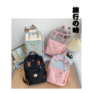 BALO HỌC SINH THIẾT KẾ ĐỘC LẠ, CẶP SÁCH DÙ PHOM VUÔNG ĐỰNG LAPTOP CHO NAM NỮ WAME, UNISEX 2022