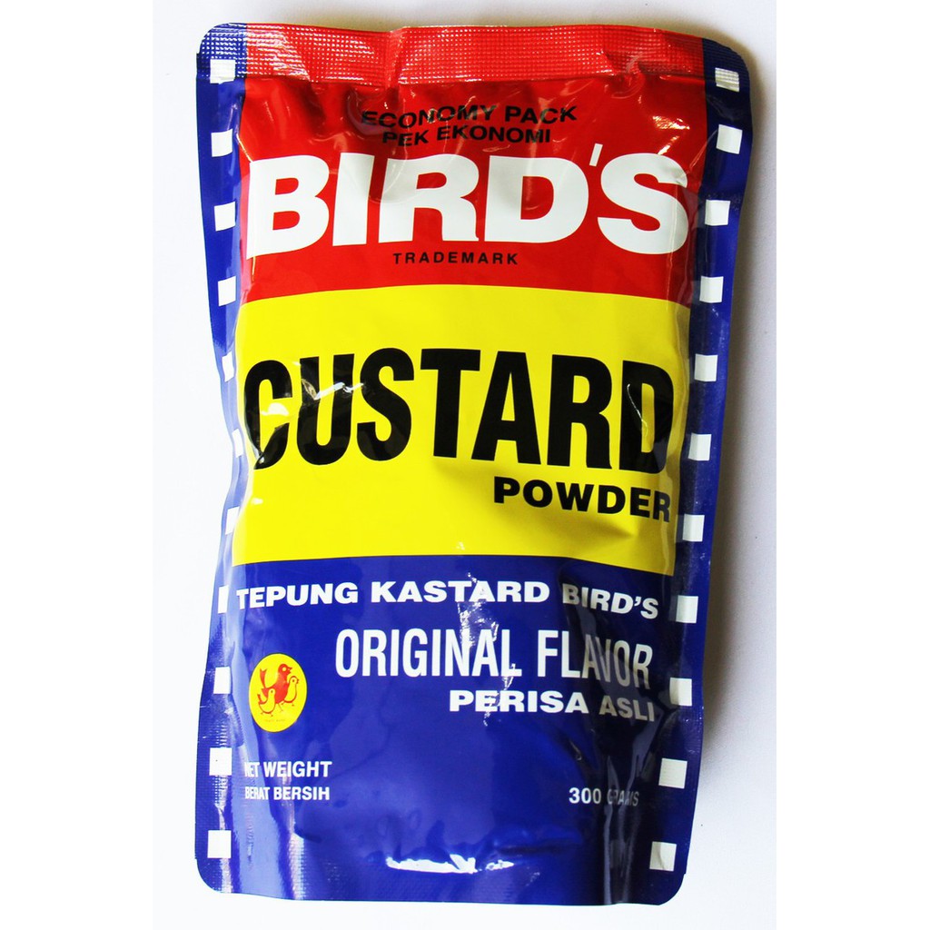 Bột nhân su kem custard hiệu Birds 300g