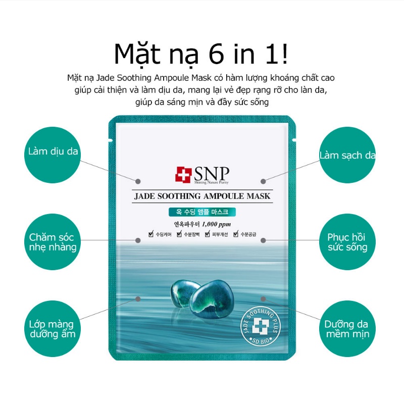 Mặt Nạ Dưỡng Ẩm Trắng Da Cao Cấp Tinh Chất Ampoule Cân Bằng Dưỡng Chất Tăng Độ Đàn Hồi Chăm Sóc Lỗ Chân Lông - 4 Loại