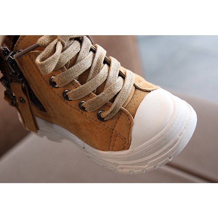 Giày cao cổ da lộn cho bé từ 1 tuổi đến 5 tuổi (H986). Richkidsstore2021
