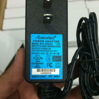 Nguồn camera actiontec/DVE/phicomm 12v-2A