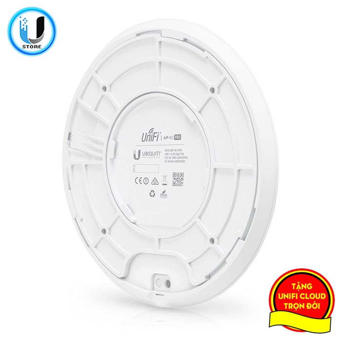 Bộ phát Wifi UniFi AP AC PRO - Hàng USA/Hỗ trợ chuẩn AC - Tốc độ 1750Mb - Lan 1Gb.