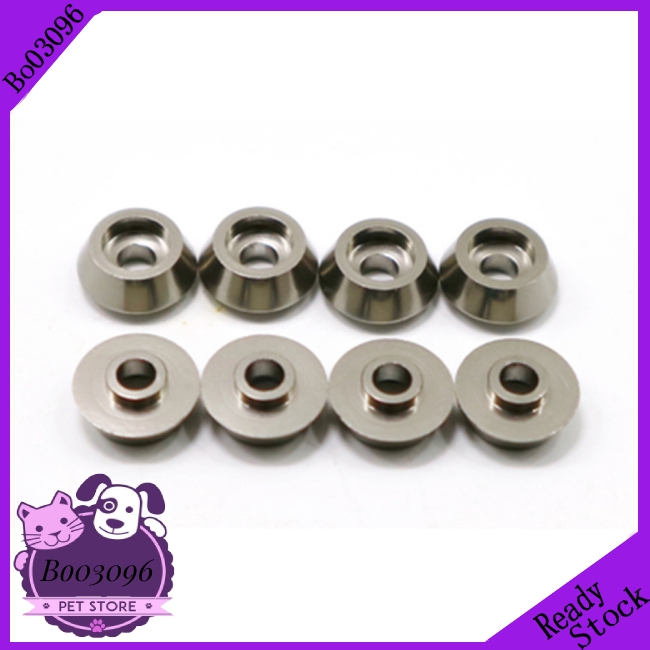 RBR/C 8Pcs/set Head Metal Bolt Gasket for WPL C14 C24 C34 C44 MN model RC Car Alloy Aluminium Countersunk Washer