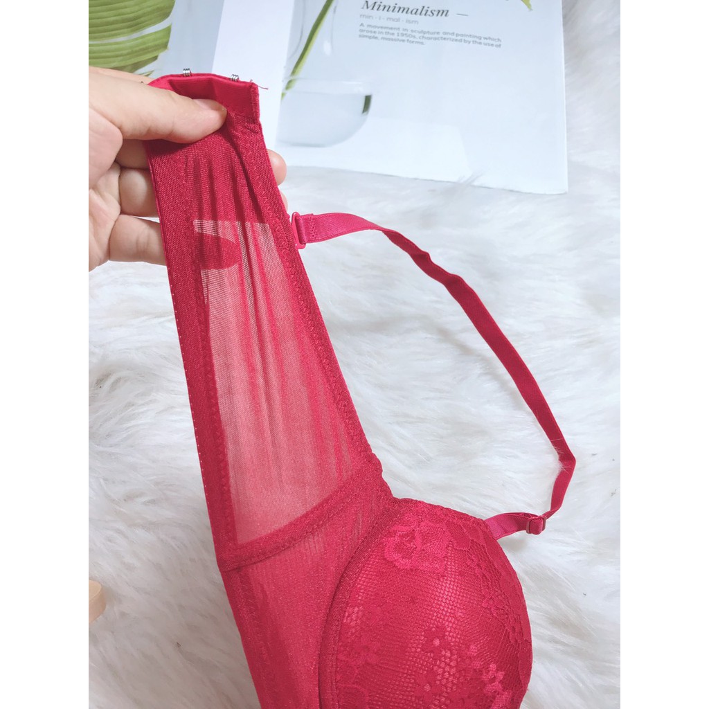 Áo lót siêu nâng ngực đệm dày bản to hàng SISTERHOOD 2373 nhập khẩu Thái Lan