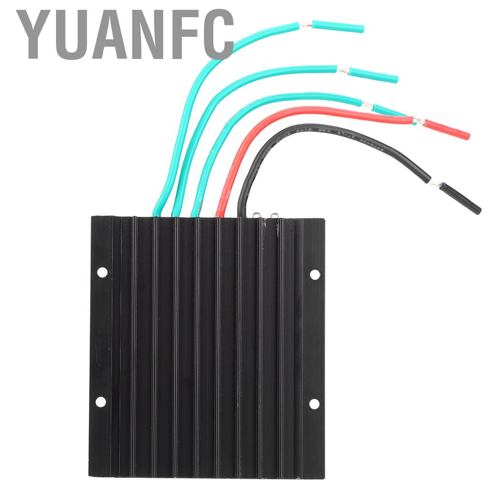 Yuanfc 12V/24V Waterproof Wind Turbine Controller Boost MPPT Charge Power Regulator Aluminum Alloy