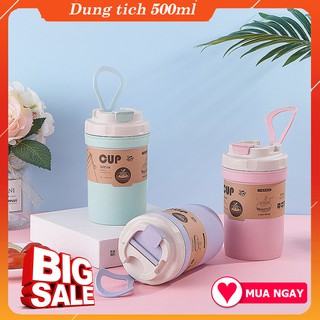 Cốc lúa mạch thể tích 500ml - Cốc đựng canh chịu nhiệt cao sử dụng nhiều lần