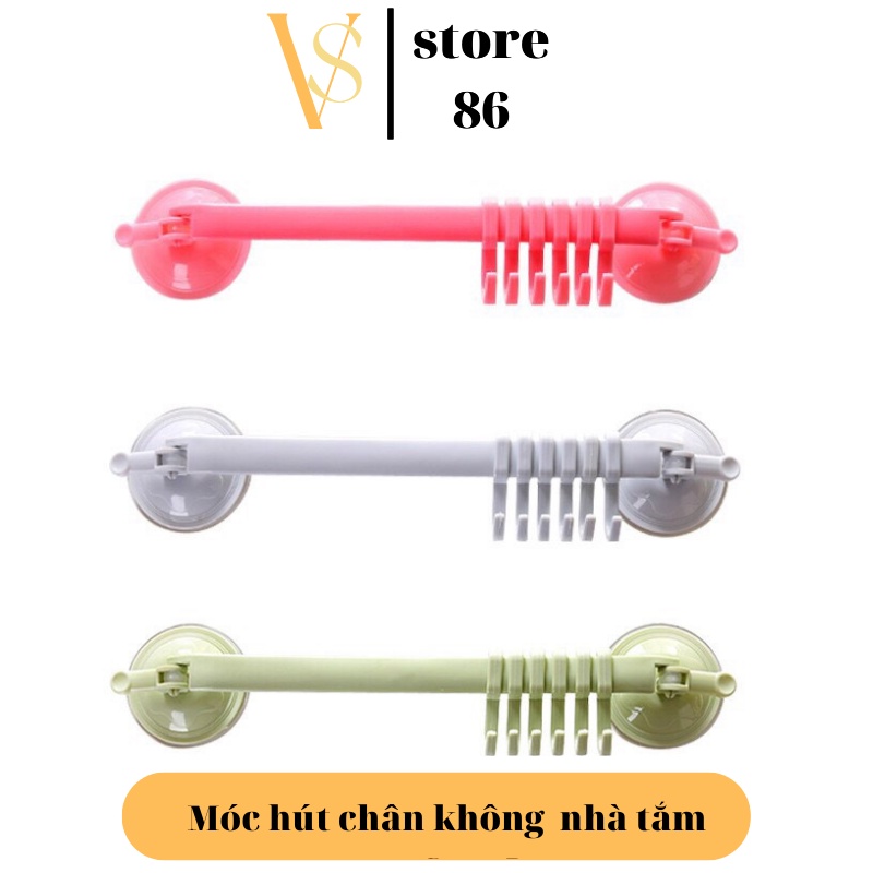 Móc Treo Nhà Tắm, Nhà Bếp Hút Chân Không - 2 Đầu Hít Chân Không