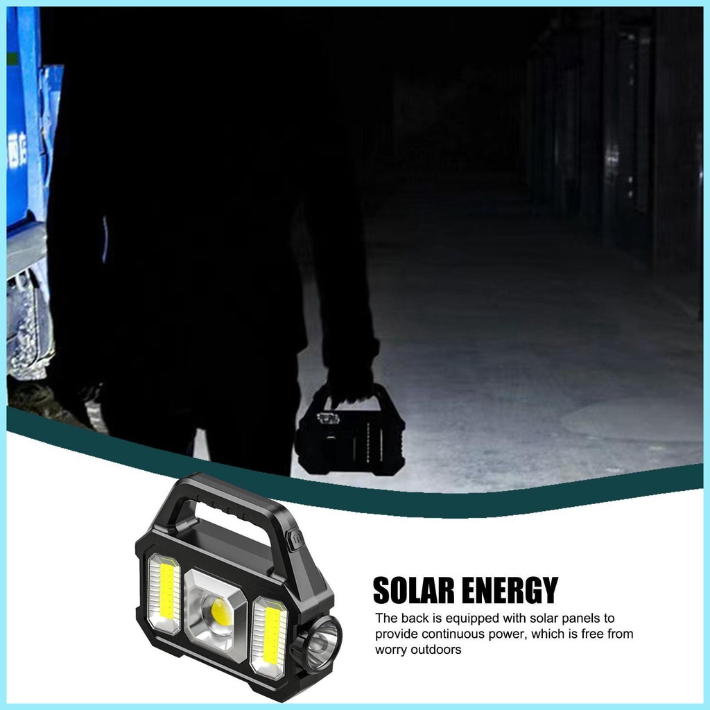 Đèn Pin LED Cầm Tay 500LM Có Thể Sạc Lại Tiện Dụng