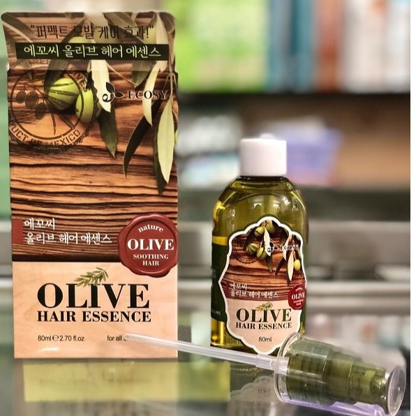 Tinh chất dầu Ô Liu dưỡng tóc Ecosy Olive Hair Essence 80ml