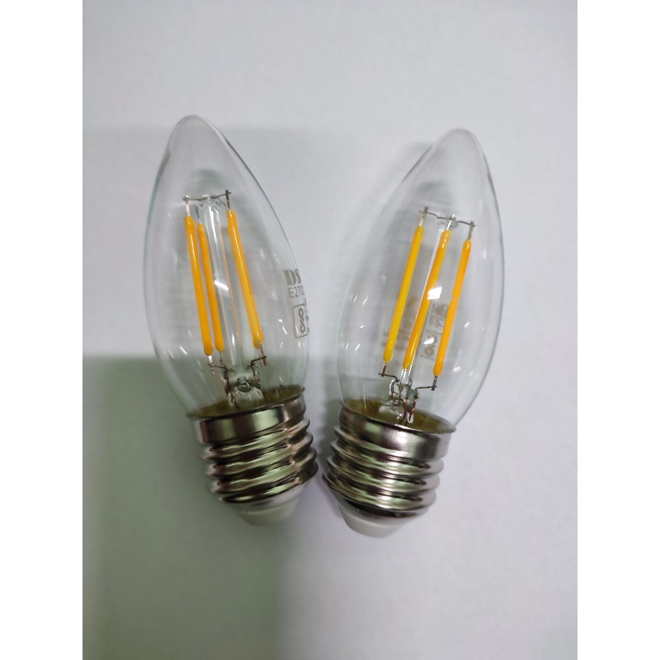 Bóng Đèn LED Dây Tóc Màu Vàng Hình Ngọn Nến  4W -  E27.