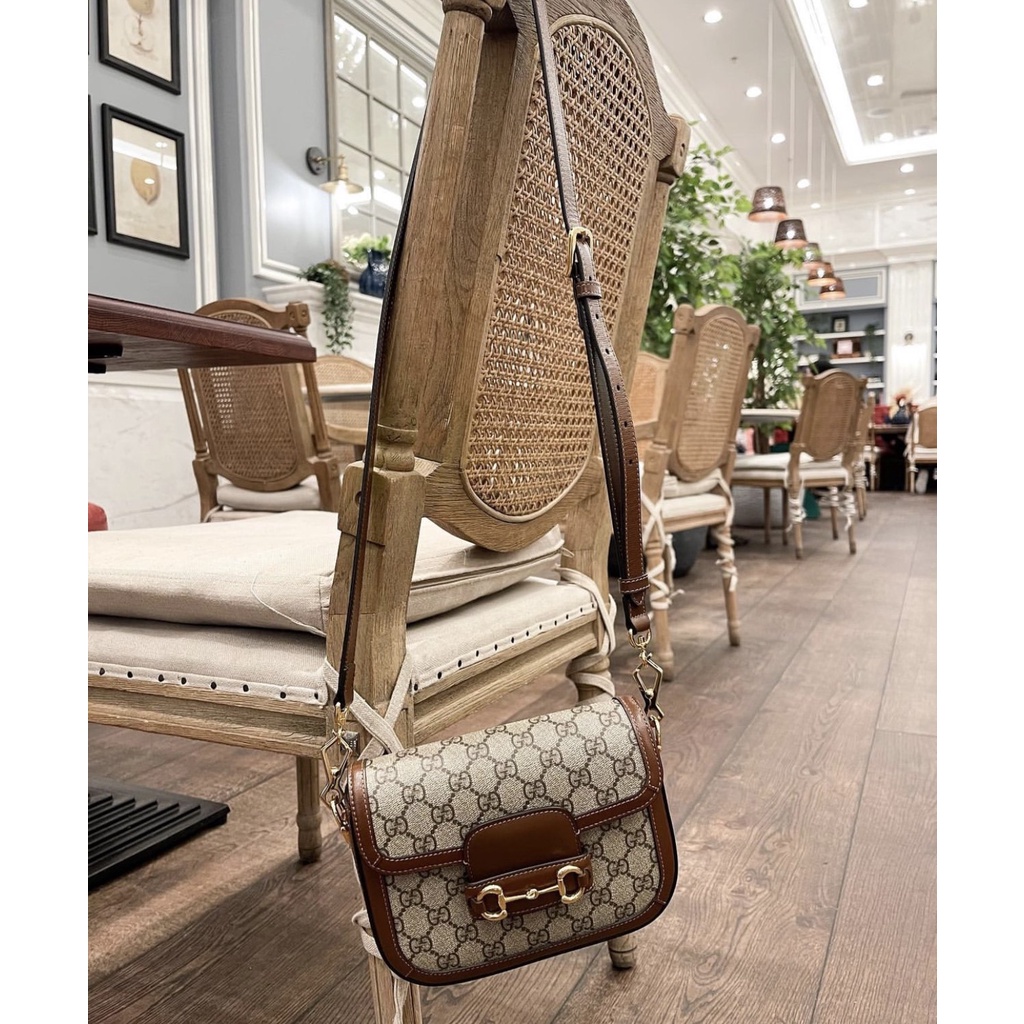 Túi Xách Nữ Horsebit 1955 Size 20 Cao Cấp Có Hộp