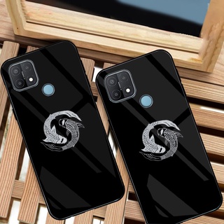 Ốp oppo a15 , a15s lưng kính cường lực cao cấp