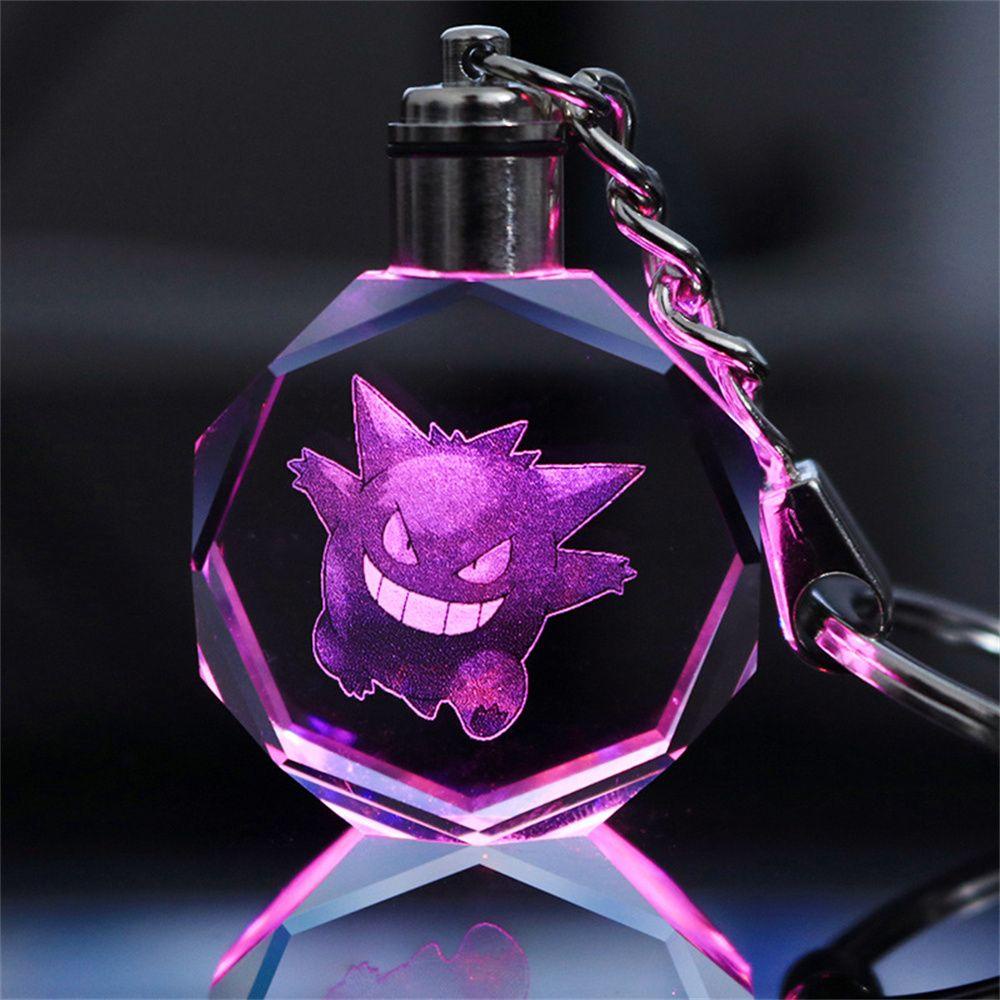 LANFY Móc Khóa Hình Pokemon Phát Sáng Dễ Thương