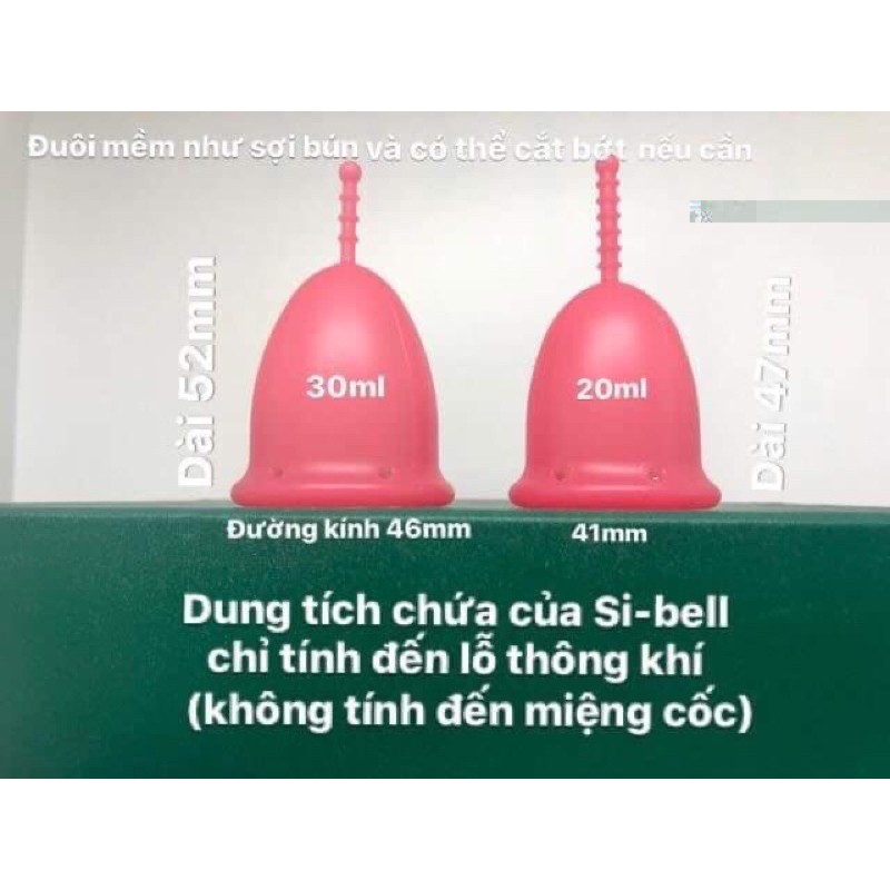 CÔC NGUYỆT SAN SIBELL NHẬP KHẨU CHÍNH HÃNG💥TẶNG KÈM CỐC TIỆT TRÙNG + VIÊN TIỆT TRÙNG VÀ DỤNG CỤ VỆ SINH LỖ THÔNG KHÍ