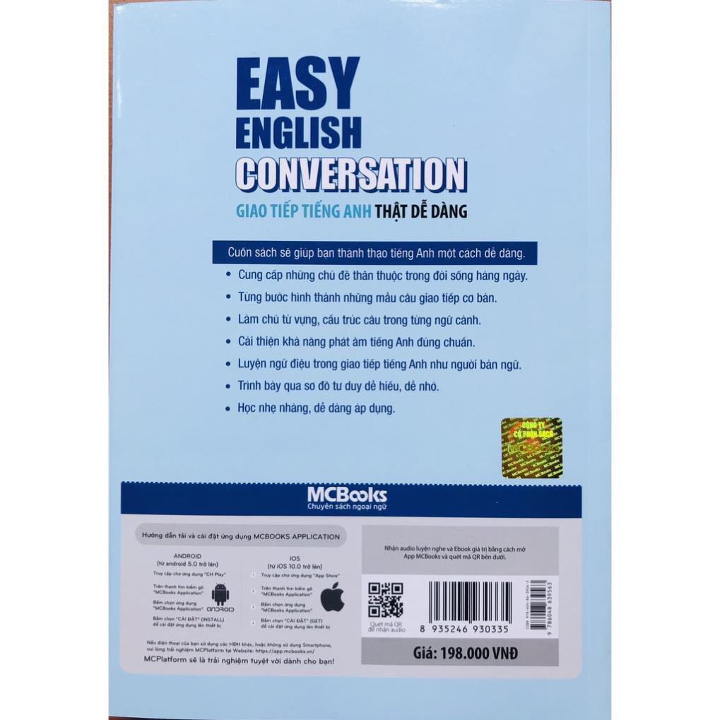 Sách - Easy English Conversation – Giao tiếp tiếng Anh thật dễ dàng