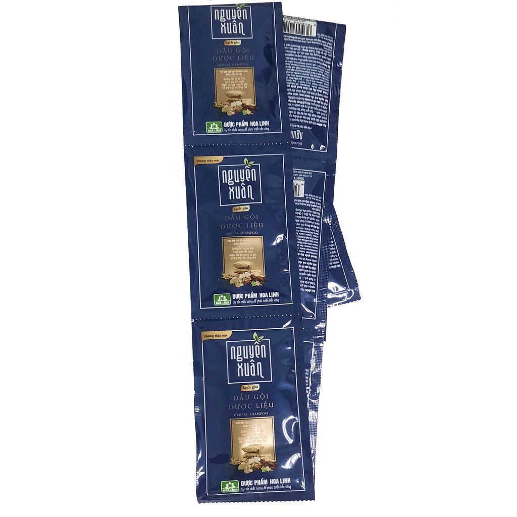Dây Dầu Gội Dược Liệu Nguyên Xuân Sạch Gàu 5.5ml 10 gói