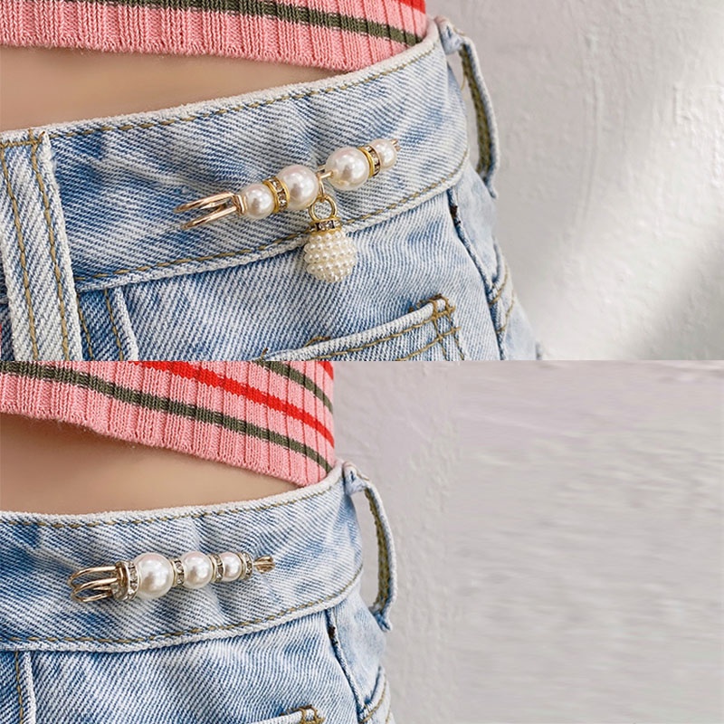 Set ghim cài quần áo bị rộng,thu nhỏ quần jeans thời trang đa năng Haluco accessories KDC03
