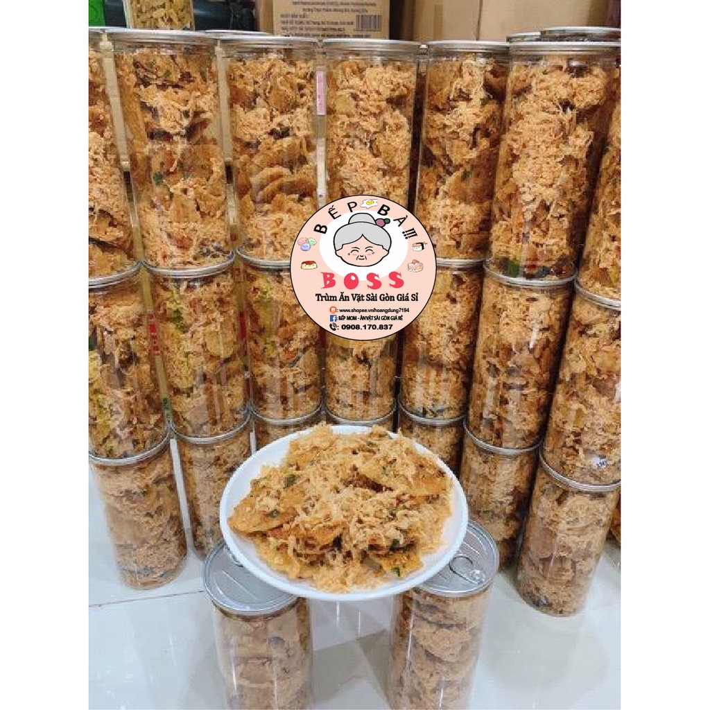 Cơm cháy lắc Chà Bông 300g BepMom đồ ăn vặt Sài Gòn vừa ngon vừa rẻ
