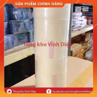Cuộn băng dính giấy, băng keo giấy dày ăn mực khổ 5cm