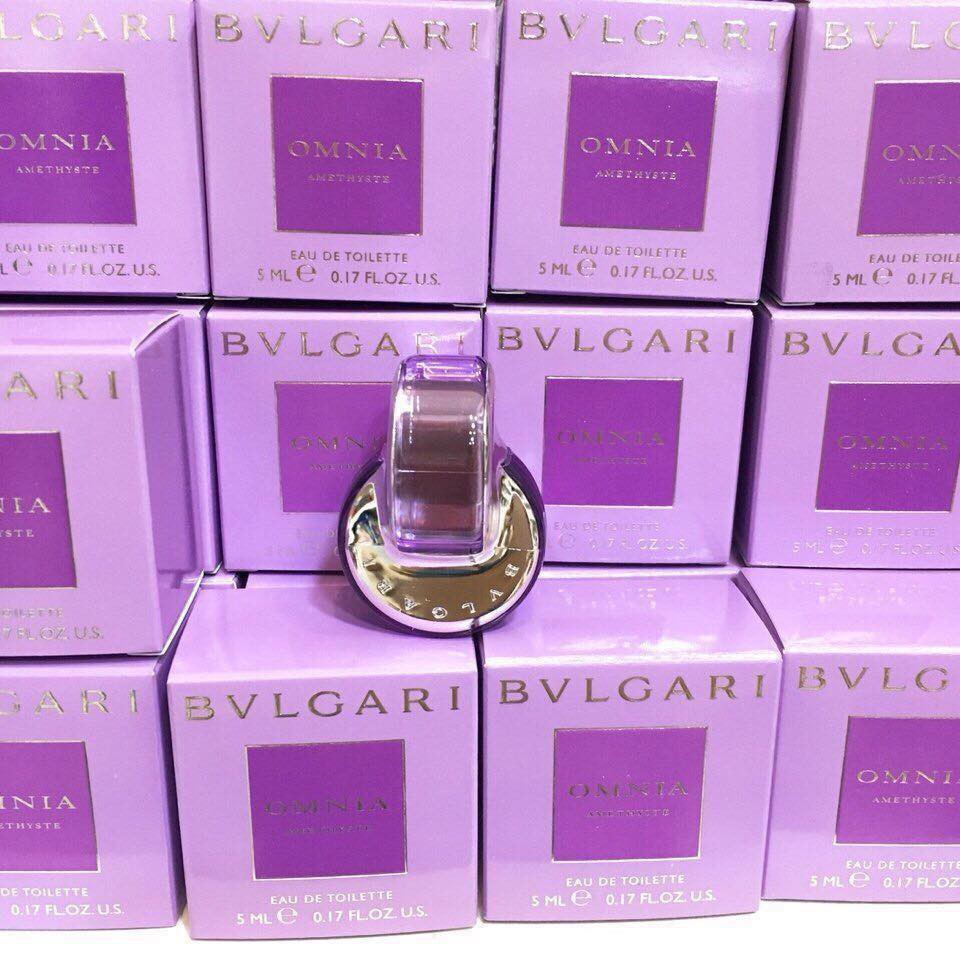 Nước Hoa Mini BVL OMNIA Tím 5ml.