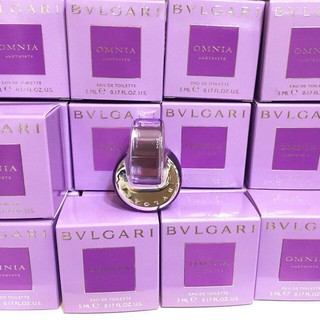 Nước Hoa Mini BVL OMNIA Tím 5ml.