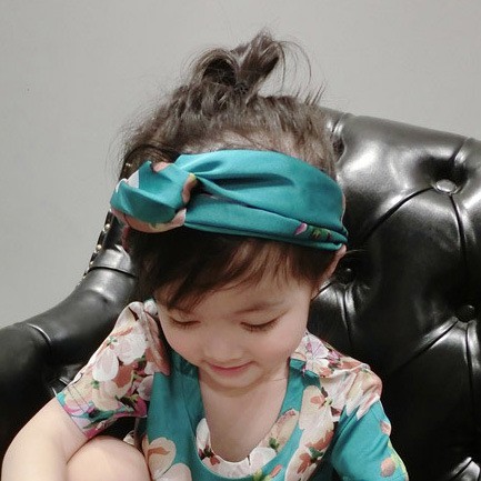 Turban vải Hàn Quốc họa tiết hoa sang trọng phù hợp mọi lứa tuổi T06