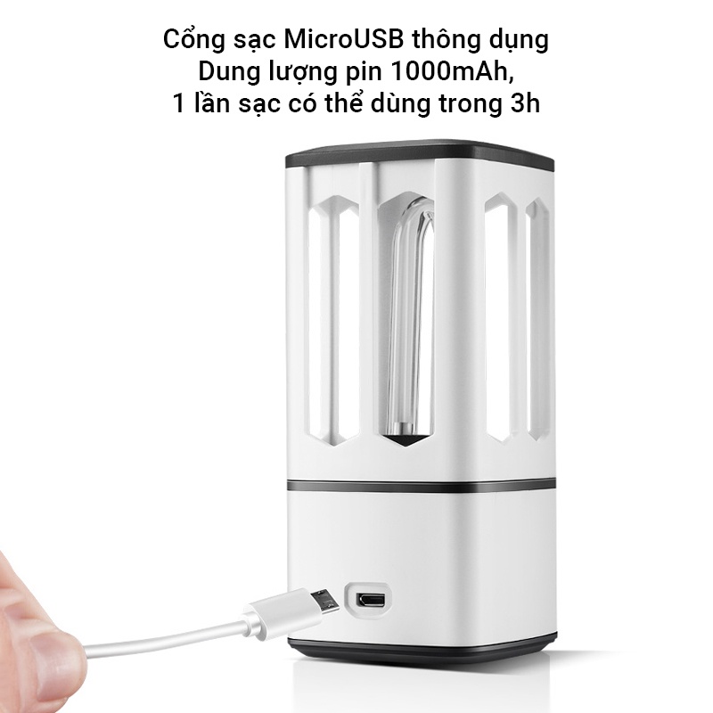 Đèn diệt khuẩn Tia cực tím UV + Ozone CÓ REMOTE công suất 38W Cát Thái ST-XD-01 khử trùng mọi góc làm sạch không khí