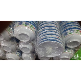Combo 10 chén cơm nhựa melamine đủ bông