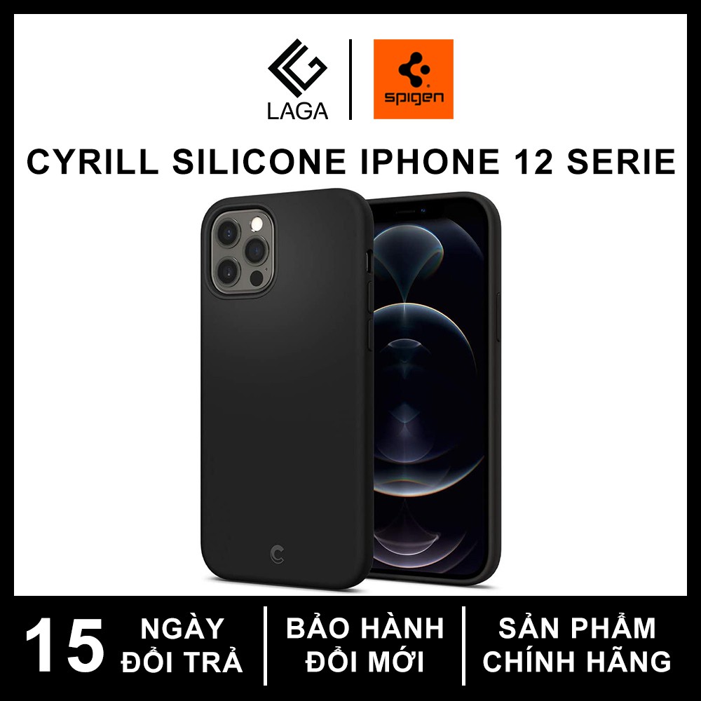 Ốp Lưng Spigen Cyrill Silicone iPhone 12 / 12 Pro / 12 Pro Max