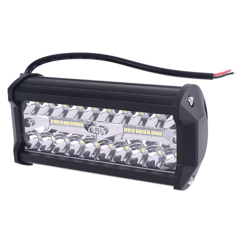 1 Thanh Đèn LED 7&quot; 100W 4WD Chống Nước Gắn Nóc Xe Hơi