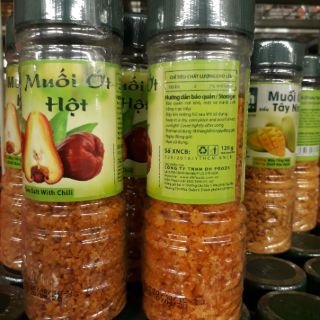 Muối ớt chấm hoa quả