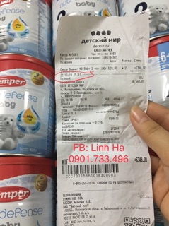 Sữa Semper nội địa Nga - đủ bill 400g
