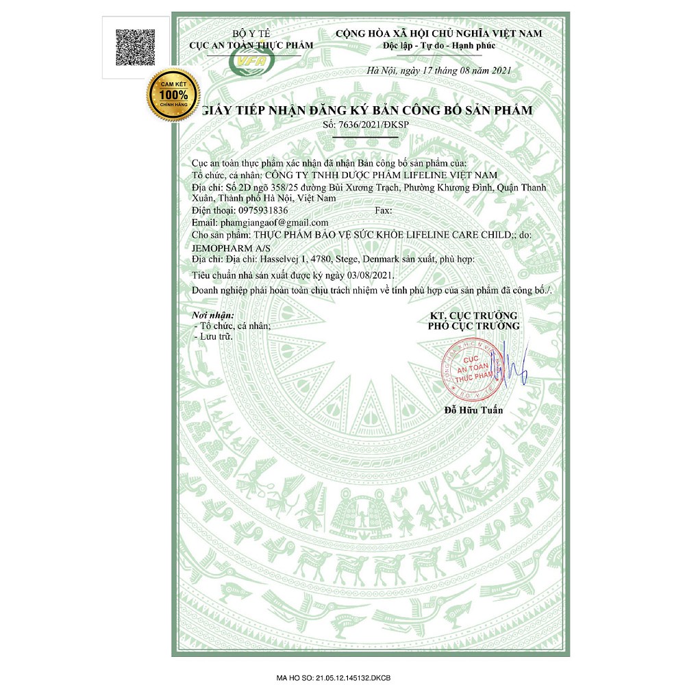 Dầu cá kim cương DHA Vitamin D3 BARN Lifeline Care Nauy Dầu cá cho bé - Hộp 30 viên