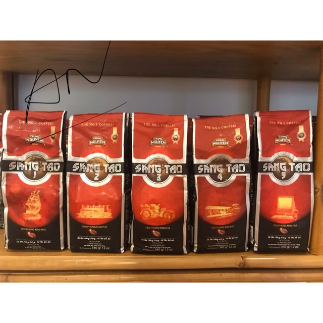 Cafe Trung Nguyên Sáng Tạo chính hãng có hóa đơn đỏ