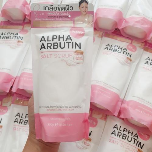 Muối Tắm Tẩy Tế Bào Chết ALPHA ARBUTIN Salt Scrub 300g - ( Thái Lan Chính Hãng )