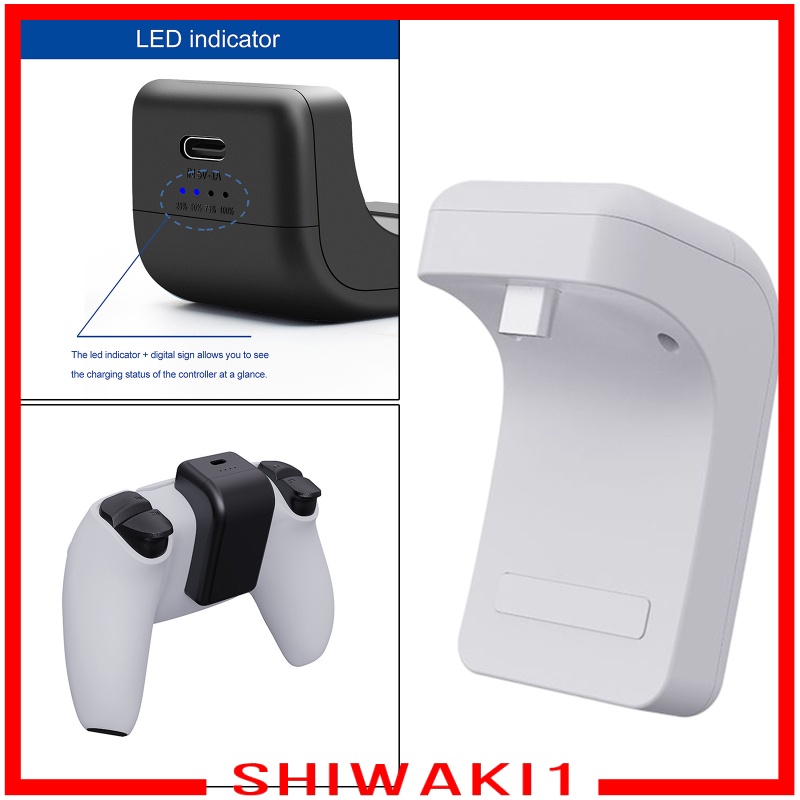 Bộ Sạc Pin Shiwaki1 1800mah Có Đèn Led Cho Tay Cầm Ps5 | BigBuy360 - bigbuy360.vn