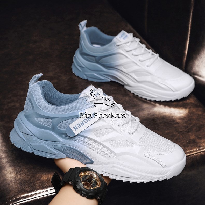 Giày Thể Thao Nam cao cấp Tập Gym Chạy Bộ Thể Dục Bảo Sport giày sneaker nam hàn quốc cổ thấp 2 màu đen trắng G242