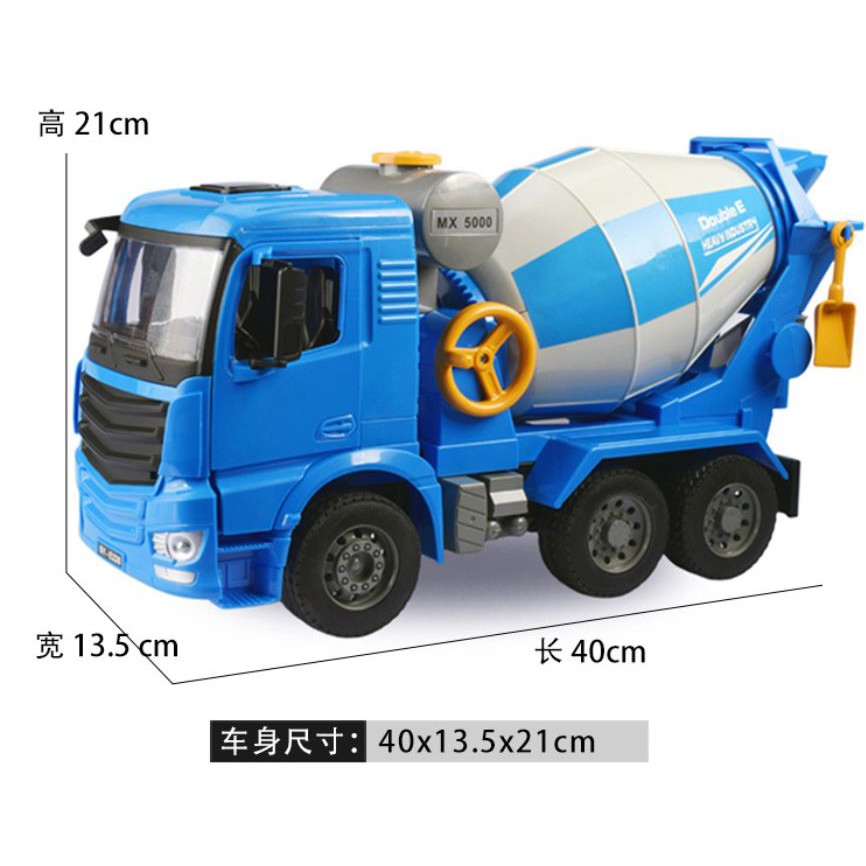 Xe trộn bê tông xoay bồn mở cửa bằng tay giá rẻ