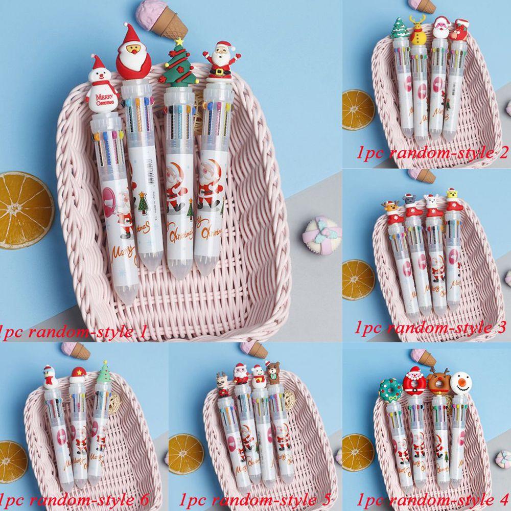 ELEGANT Bút Bi Chủ Đề Giáng Sinh Dễ Thương