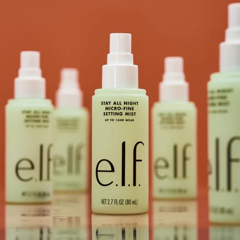 Xịt khoáng siêu mịn giữ makeup lâu trôi tới 16 tiếng e.l.f Elf elf Stay all night micro fine setting mist makeup setting