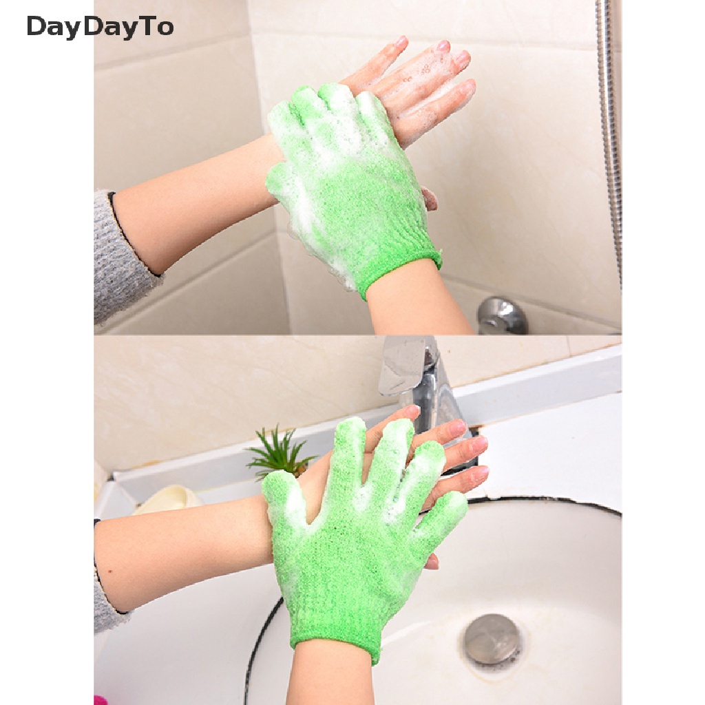 Găng tay đi tắm Bằng Xơ Mướp Dùng Mát Xa Tẩy Tế Bào Chết