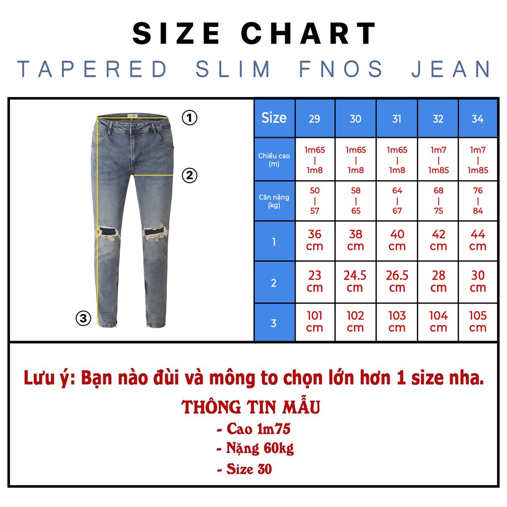Quần jean nam streetwear cao cấp FNOS Z17 màu xanh wash bụi form slimfit có zip jean co giãn | BigBuy360 - bigbuy360.vn