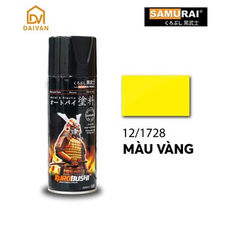 Chai sơn Samurai 1728 Màu vàng - Màu tiêu chuẩn