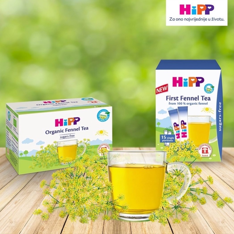 Trà Hipp hữu cơ Đức - Hộp 20 túi lọc